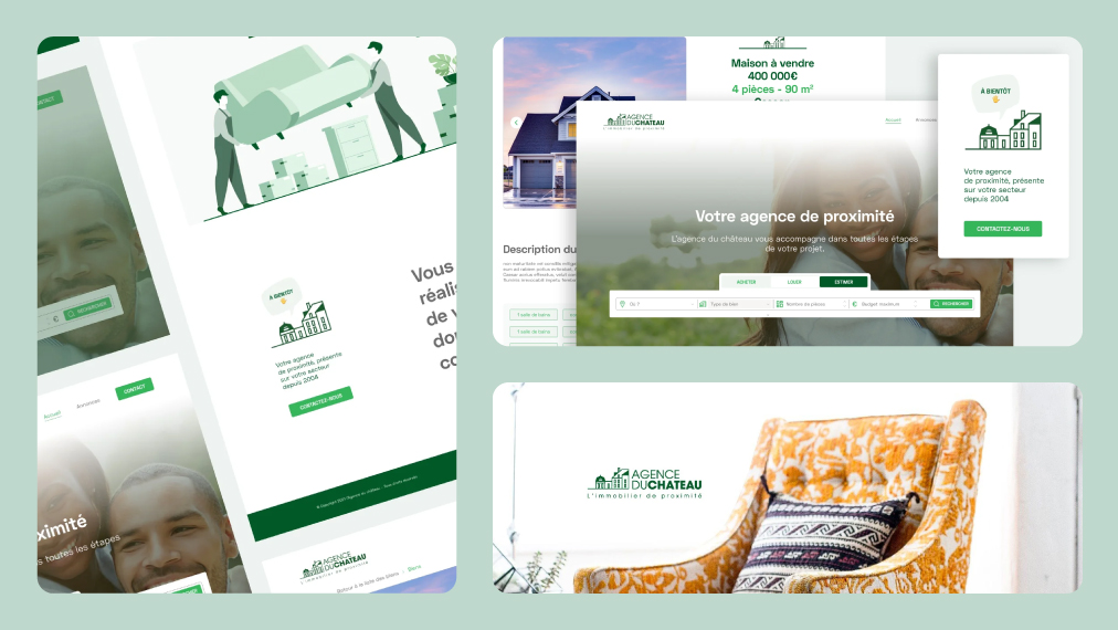 site web agence du château